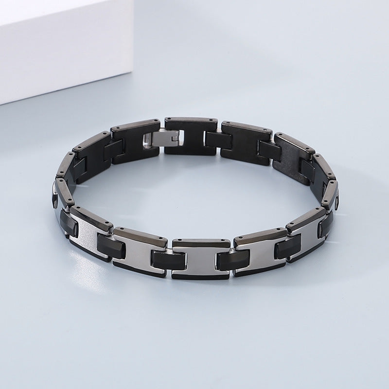 H-shaped Strap Men's Bracelet